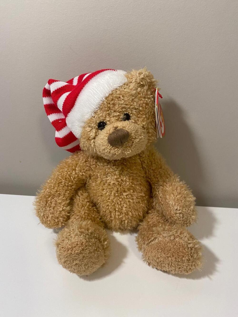 Ty Beanie Baby “Skis” the Holiday Bear (5.5 inch)